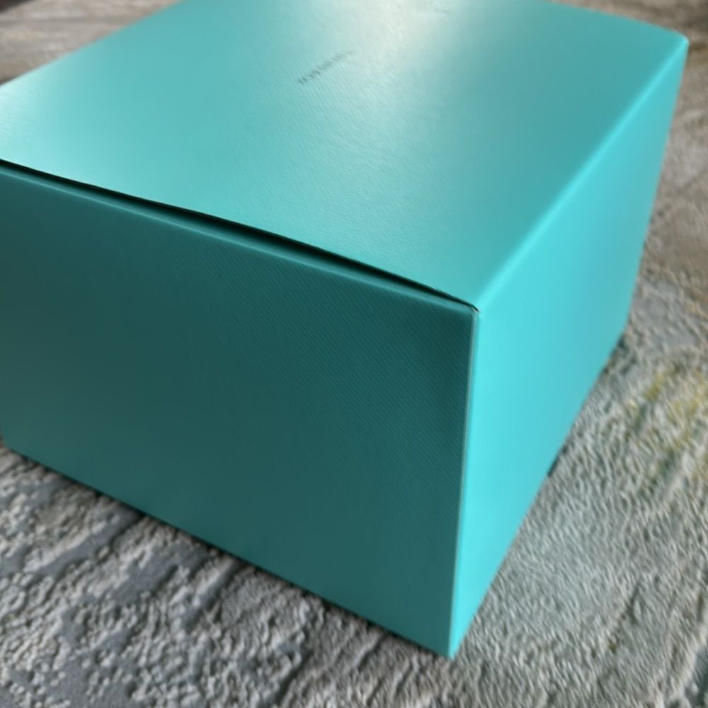 Authentic Tiffany & Co. Large Empty Box With swing Lid 12 X 12 8 Inches - Picture 3 of 11